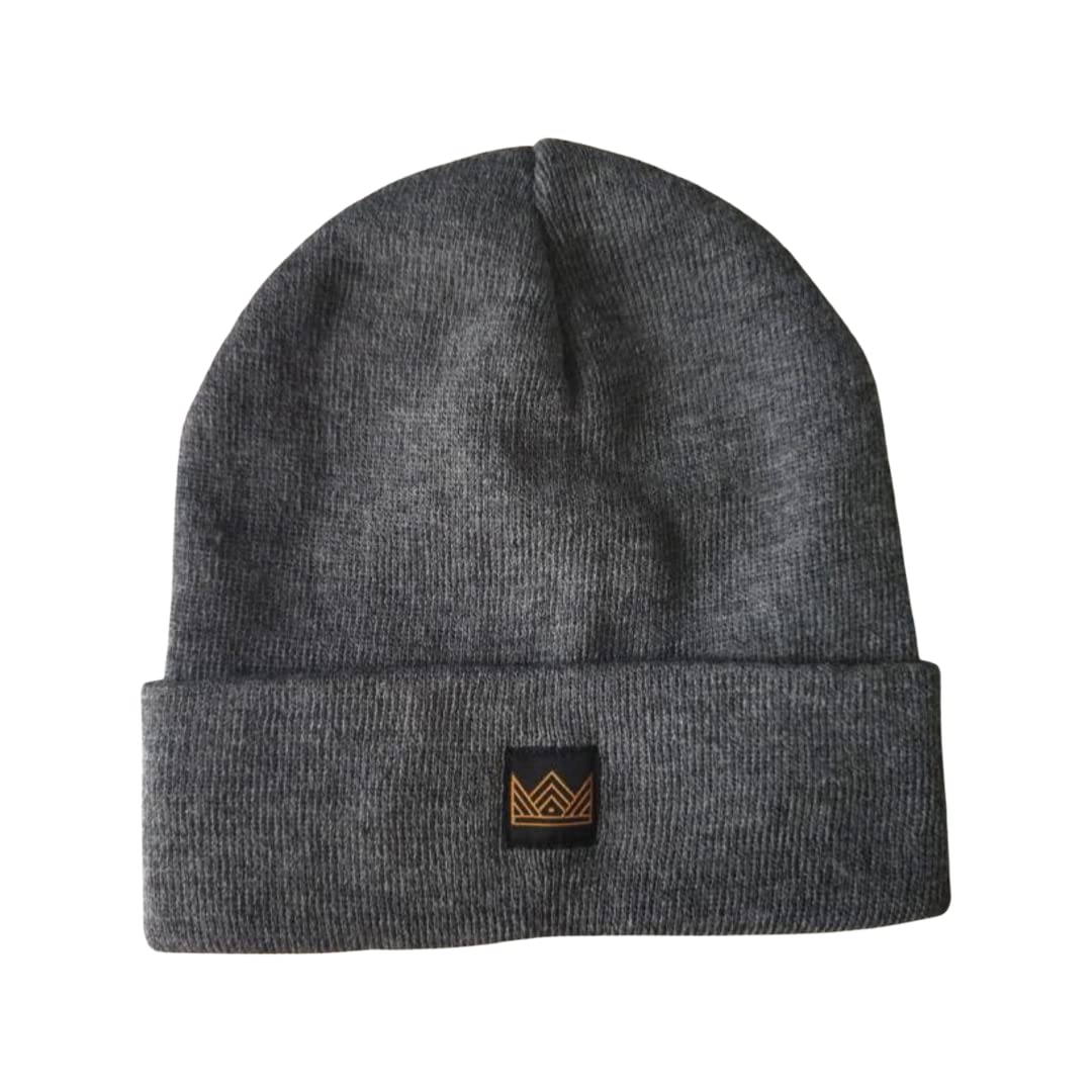Gracie and Roo Beanie, EMF Protection, 100% Silver Lining, Shielding Travel and Tech Wear (Heather Gray)
