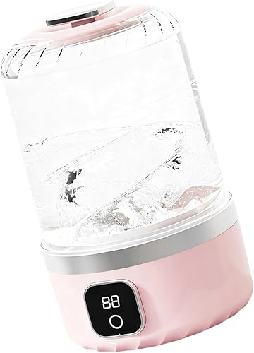 Portable ABS Washing Machine USB Rechargeable & Quiet Motor for Travel Delicate Clothes Compact Space Saving Design Portable Washing Machine