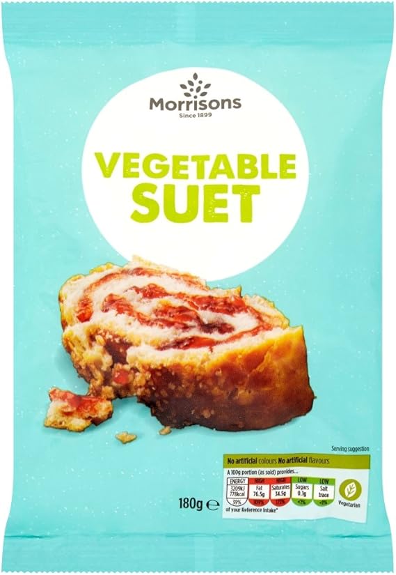 Morrisons Shredded Vegetable Suet, 180g Amazon.co.uk Grocery