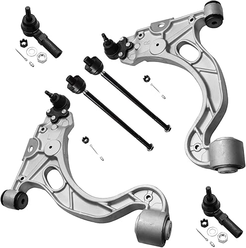 Miniatura 59 de Detroit Axle - Kit de brazos de control inferiores delanteros para Jeep Grand Cherokee Dodge Durango 2011-2015 2012 2013 2014, 2 brazos de control