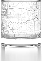 Vista 112 de Well Told Vaso de whisky grabado con mapa de Phoenix, Arizona Rocks, vaso de whisky antiguo (325ml, transparente), vaso de whisky grabado, regalos