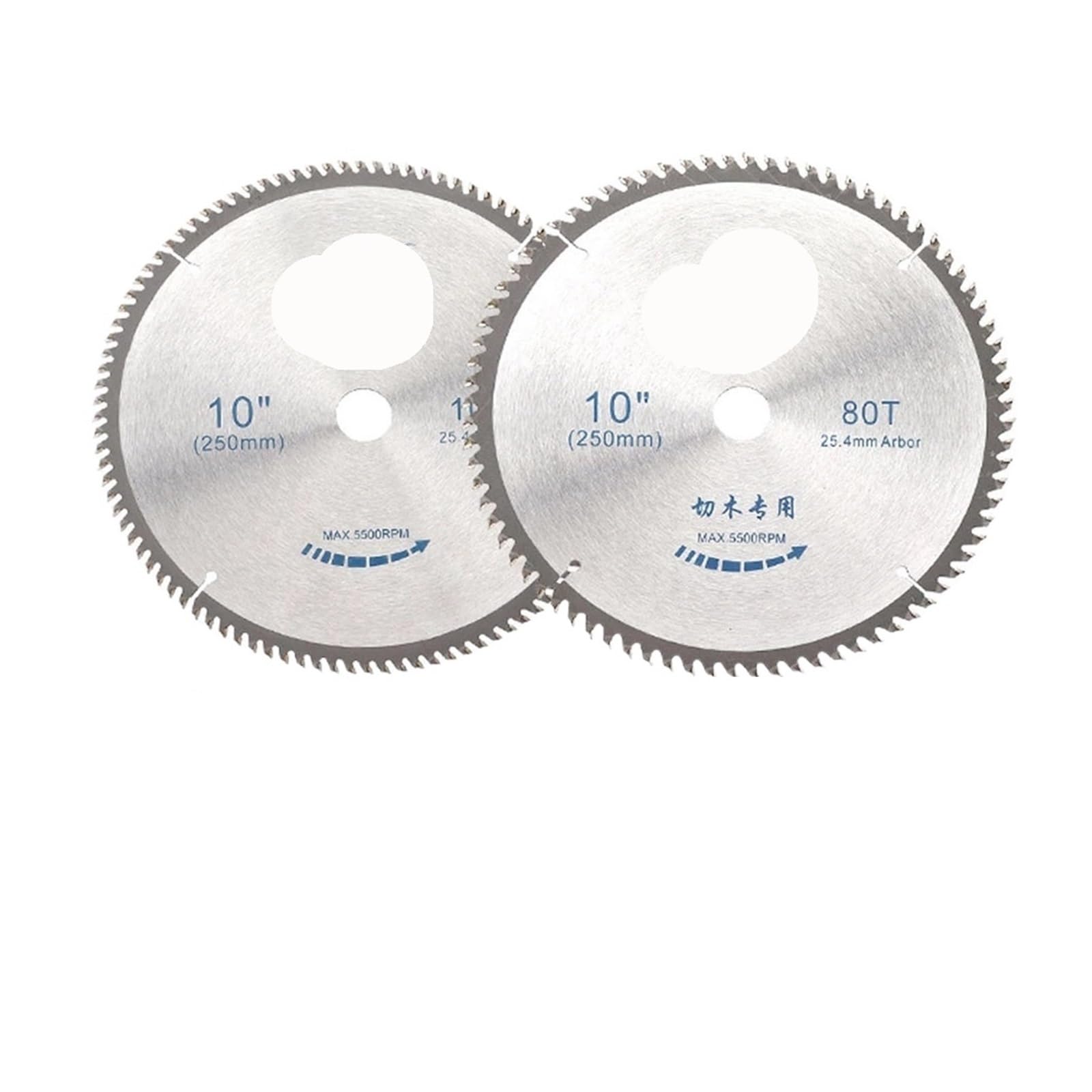 Hoja de sierra circular carburo 80-100T 10 pulgadas for madera y aluminio | 80T 20mm