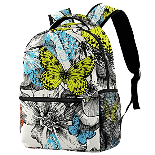 Sac à dos pour femme rose au design original à rayures multicolores et confort unique