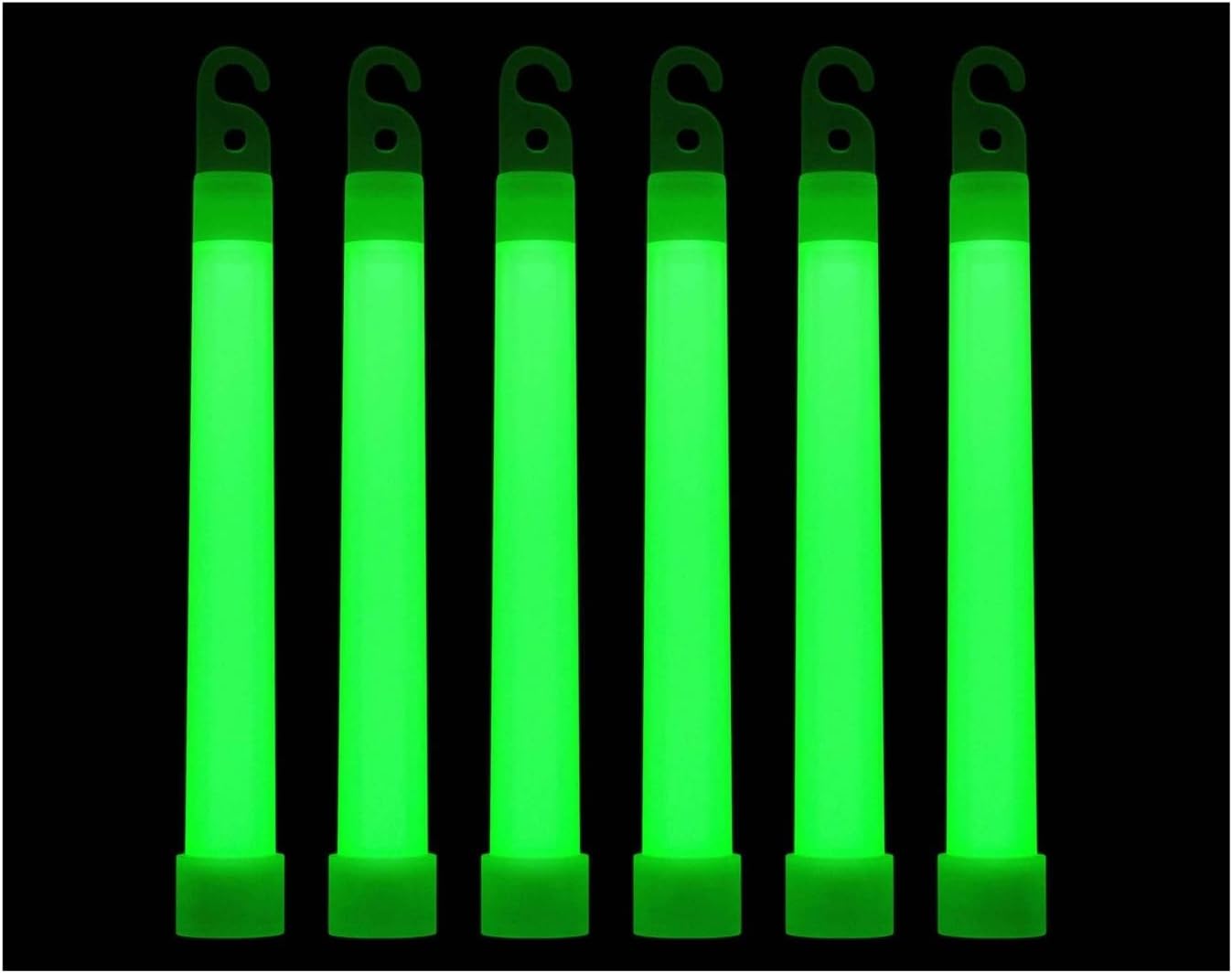 10/30PCS (15cm)Fluorescence Glow Stick Glow Light Sticks with Hook Outdoor Emergency Glow In The Dark Party Light Sticks New Year and Christmas party props(30pcs)