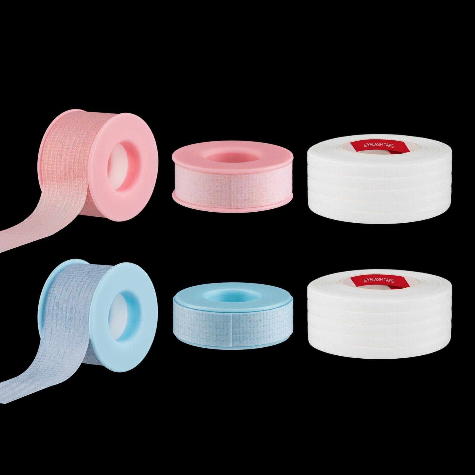 POCMKO 14 Rolls Silicone Lash Tapes, Silicone Gel Eyelash Tape, Lash Extension Tape for Sensitive Skin, Microporous Eyelash Tapes for Lash Extensions,