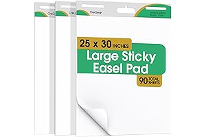 Sticky Easel Pad - 25 x 30 Inch Paper Flip Chart