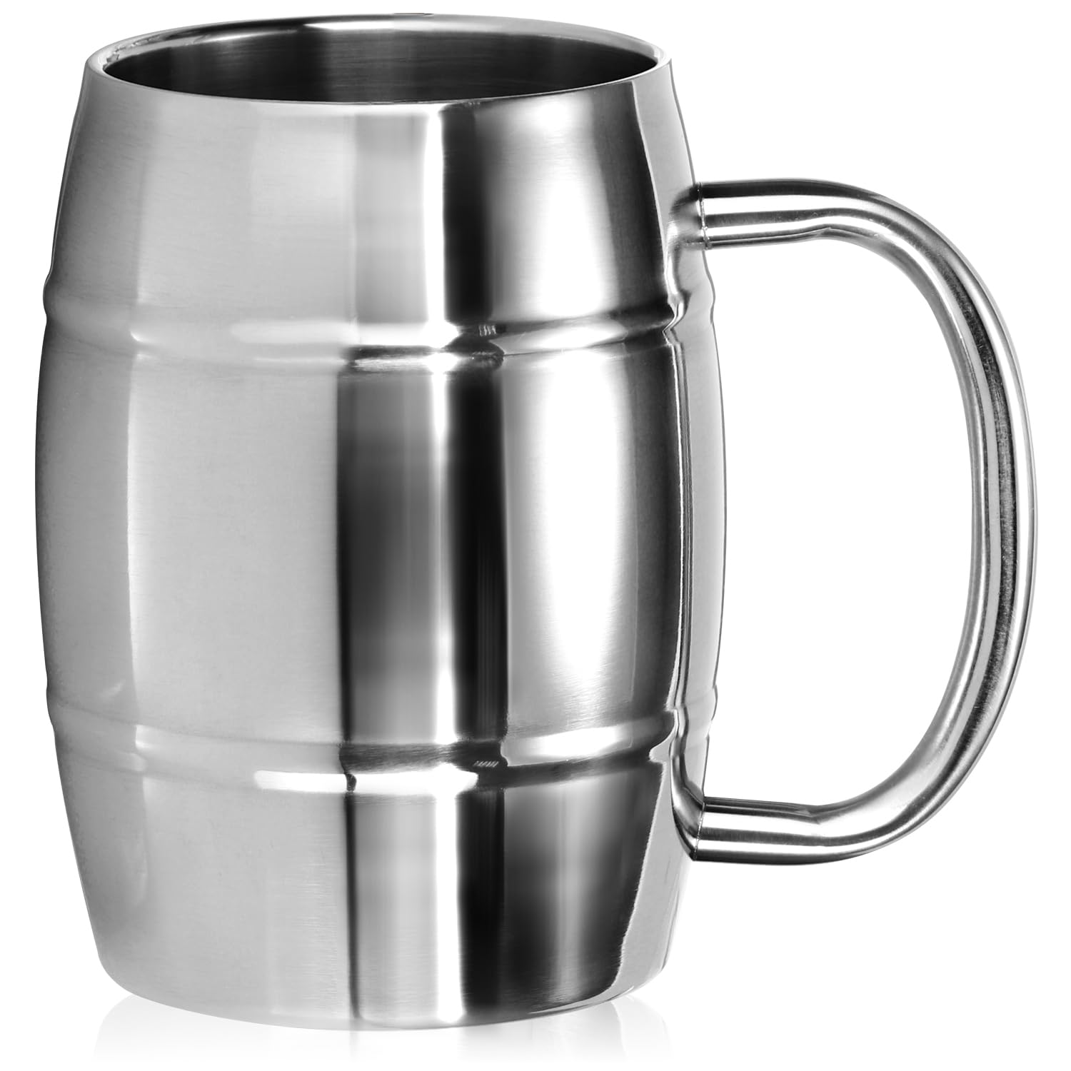 Chope Bière Isotherme Robin Goods - Acier Inoxydable - 450 Ml - Double Paroi - Camping Et Extérieur