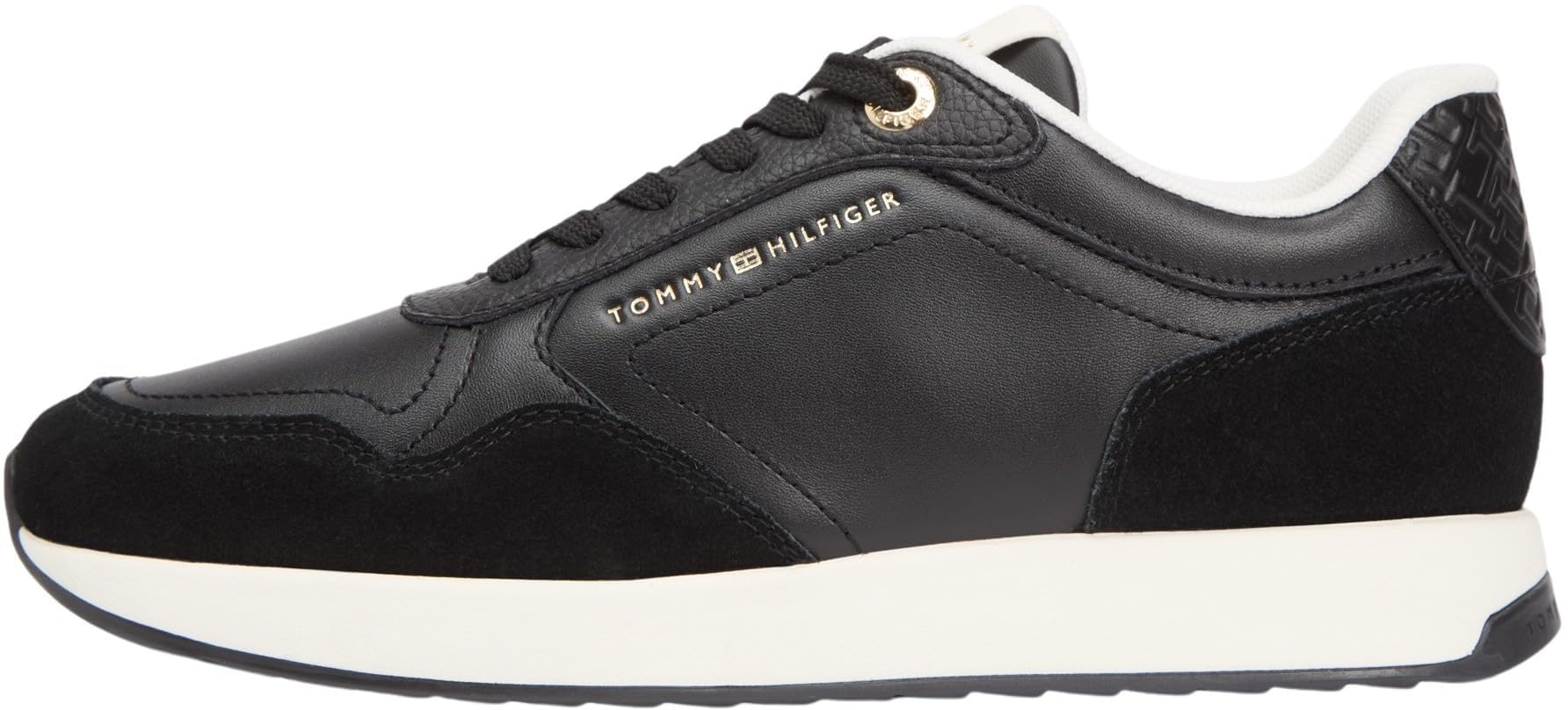 Tommy Hilfiger Adaptive Damen Monogram Mix Material Runner Fw0fw09267Low Top