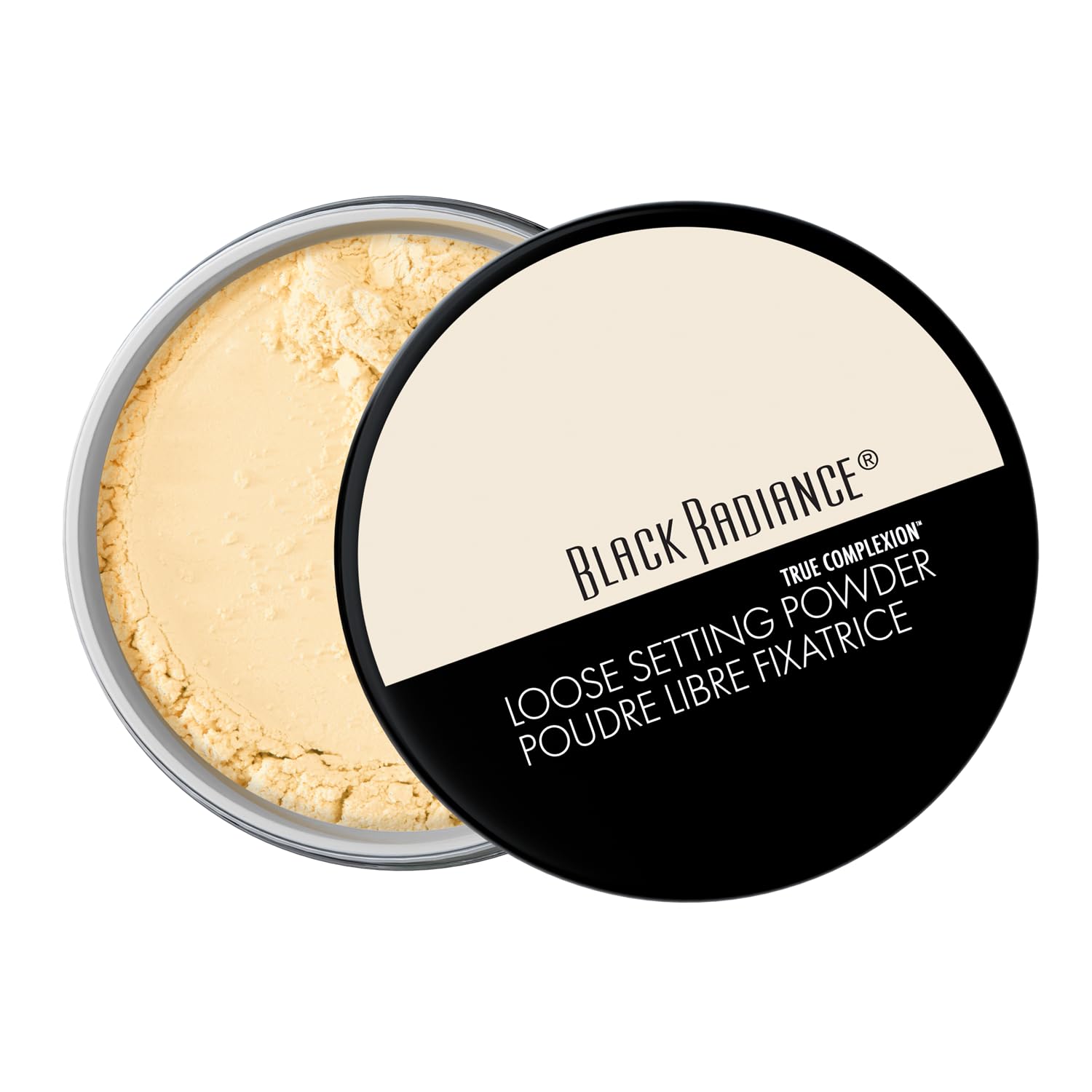 Black Radiance True Complexion Loose Setting Powder, Silky Blendable Formula, Minimizes Imperfections, Long-Lasting Makeup Set(Packaging May Vary) - Banana
