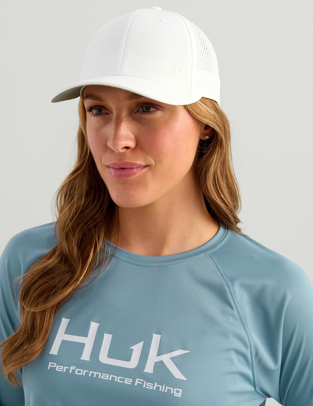 HUK Women's Pursuit Long Sleeve, Performance Shirt + Sun Protection