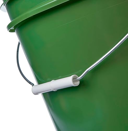 Miniatura 5 de Consolidated Plastics Cubos verdes de grado alimenticio de 5 galones  tapas de sello Gamma almacenamiento de recipientes sin BPA cubos de HDPE