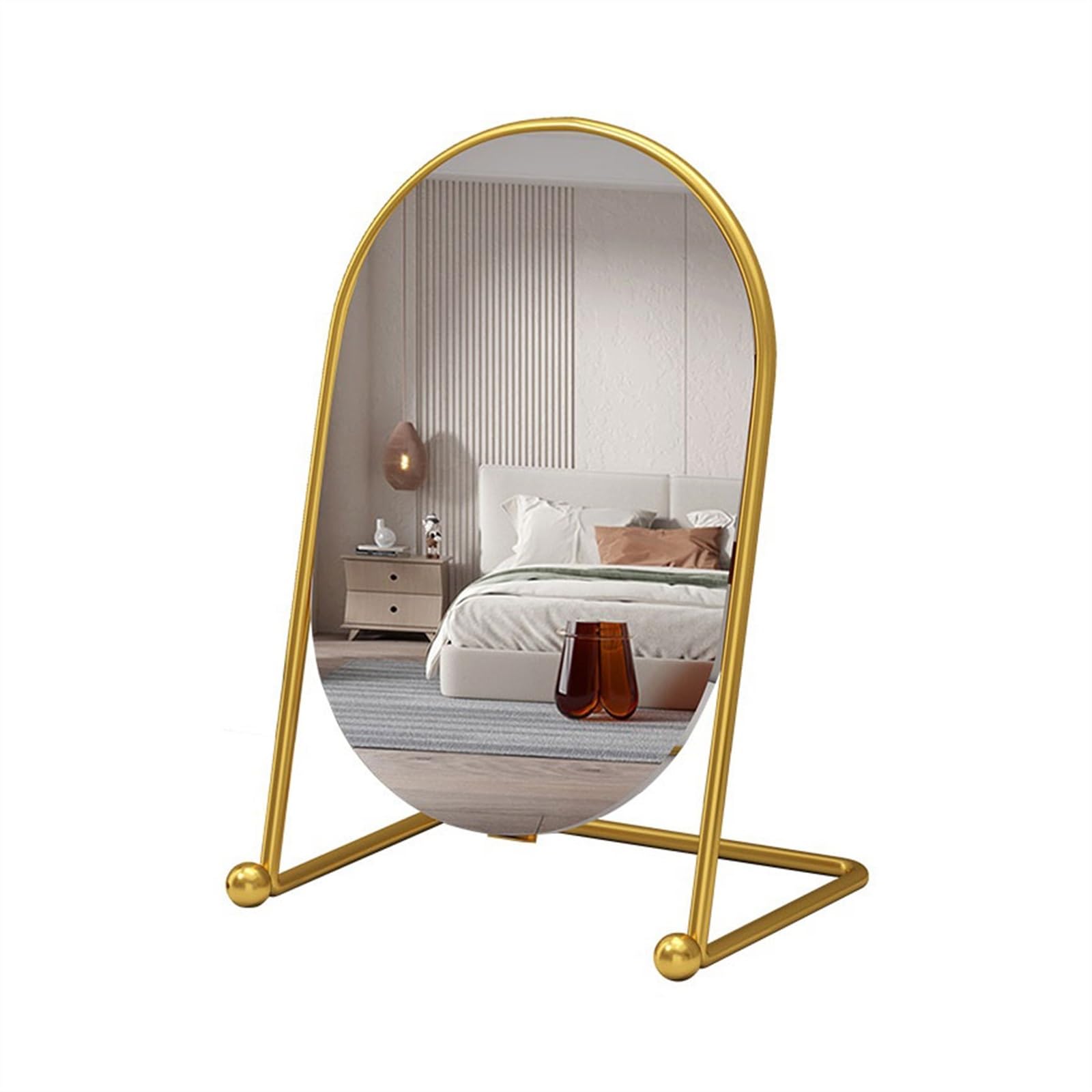 KFGISD, Desktop Girls Dormitory Makeup Mirror Simple Jewelry Store Special Mirror Tabletop Cosmetic Mirror,Tabletop Mirror(Medium)