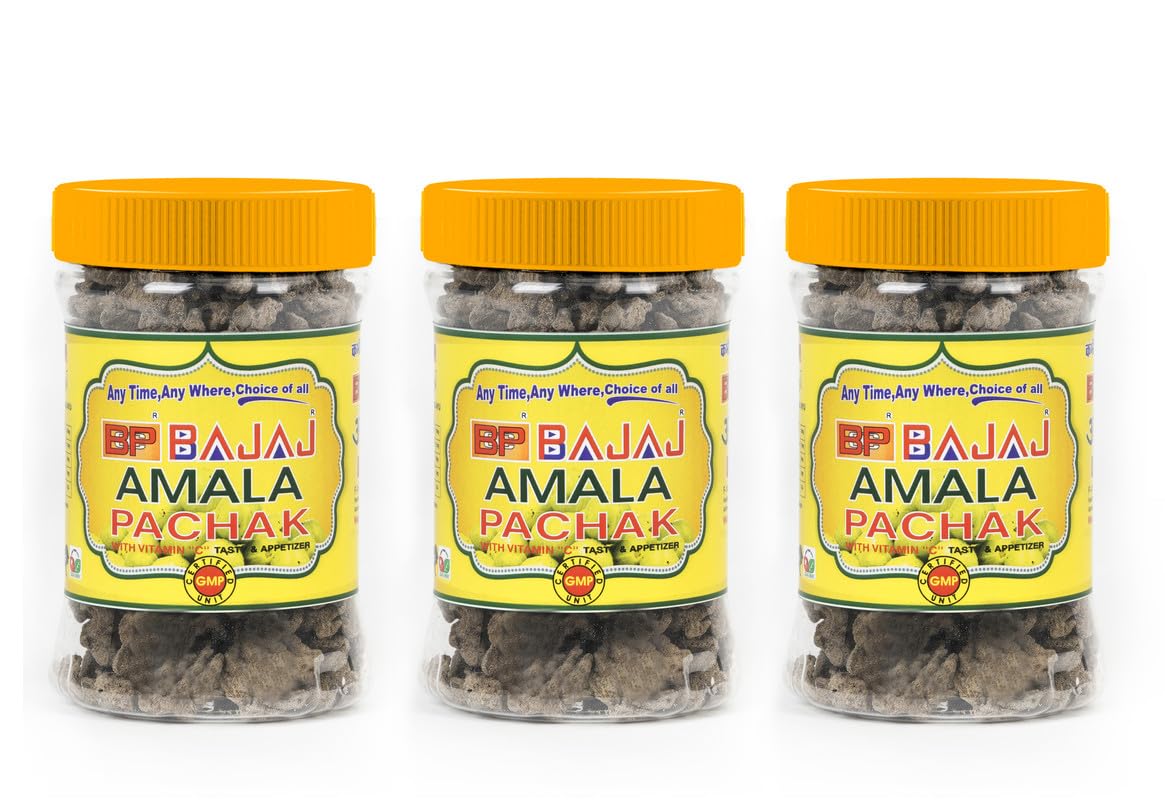 Bcp Bajaj Amla Pachak | Natural & Digestive | Dry Salted Mukhwas, Mouth Freshner (Pack of 3, 150 gms each) (B08MC6JNG9) Amazon Price History, Amazon Price Tracker