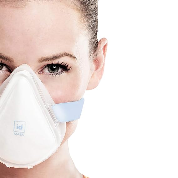 idMASK Sports Soft Silicone Pollution Mask for Running, Jogging, Cycling (Large)