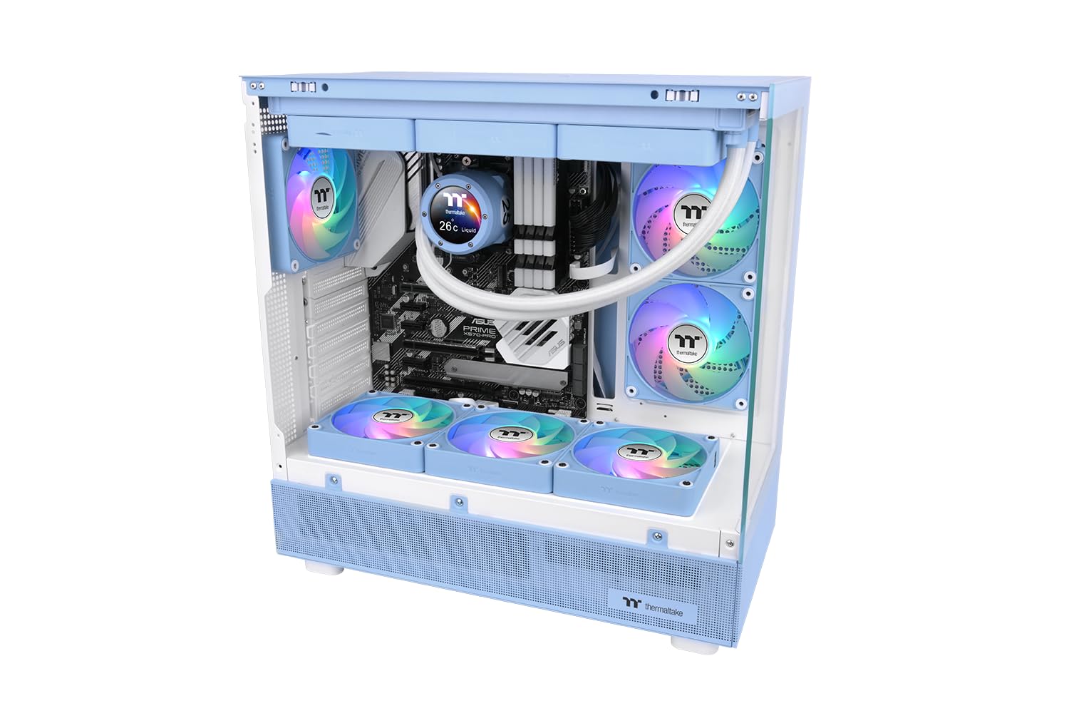 Thermaltake CT120 EX Reverse ARGB | Hydrangea Blue | 3 Fan Pack