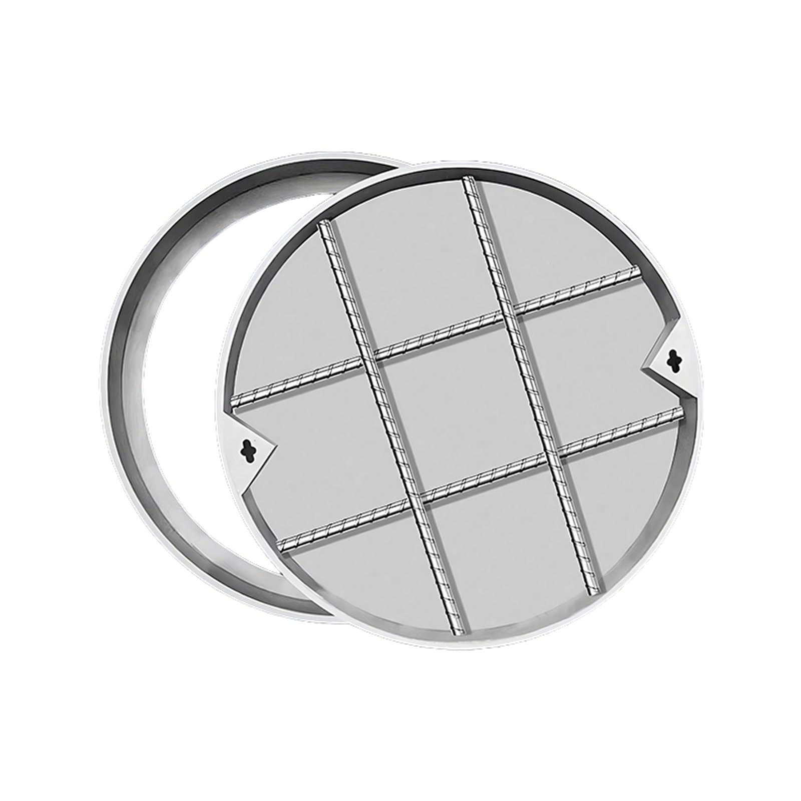 LWJSOCP Manhole Cover,60cm Round Invisible Manhole Cover for Sewage Basin - Heavy-Duty Waterproof Septic Tank Drainage Lid, Durable Replacement for Sewer & Septic Systems