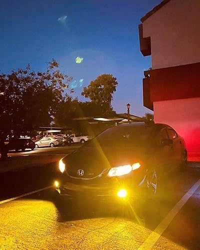 Vista 13 de AUXITO Bombilla LED antiniebla H11 H8 sin ventilador, 40 W 6000 lm de alto brillo, 6500 K blanco frío, chips LED CSP, bombillas antiniebla H16 H11