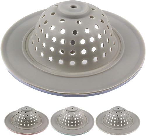 Miniatura 8 de Colador de silicona para fregadero de cocina, colador de eliminación de basura, colador de desagüe para fregaderos, cubierta de drenaje, cesta de