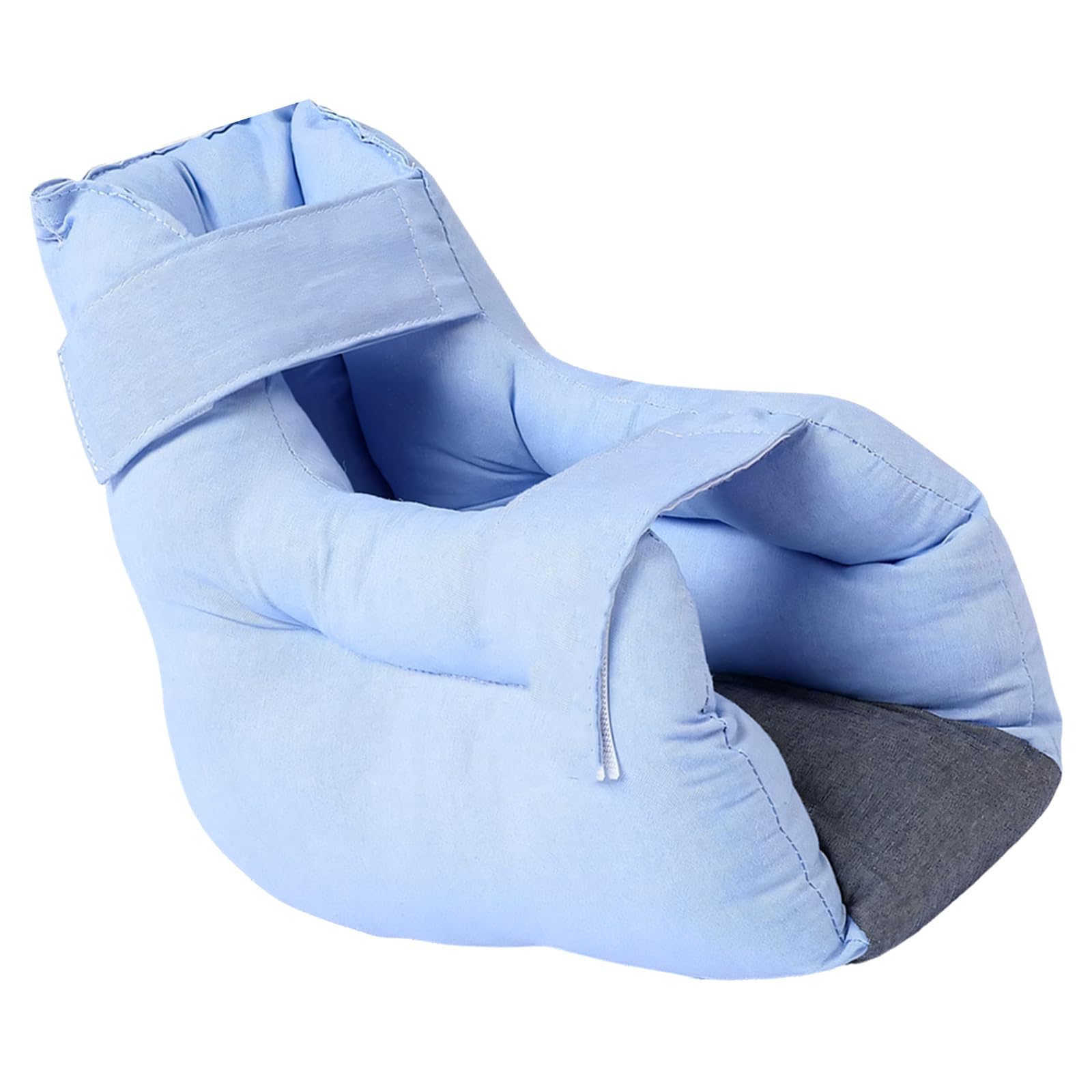 Almohadilla de protección Protector de talón de espuma con correas seguras para aliviar la presión en cuidado de personas mayores Cojín de talón de esponja transpirable Almohadilla de protección de