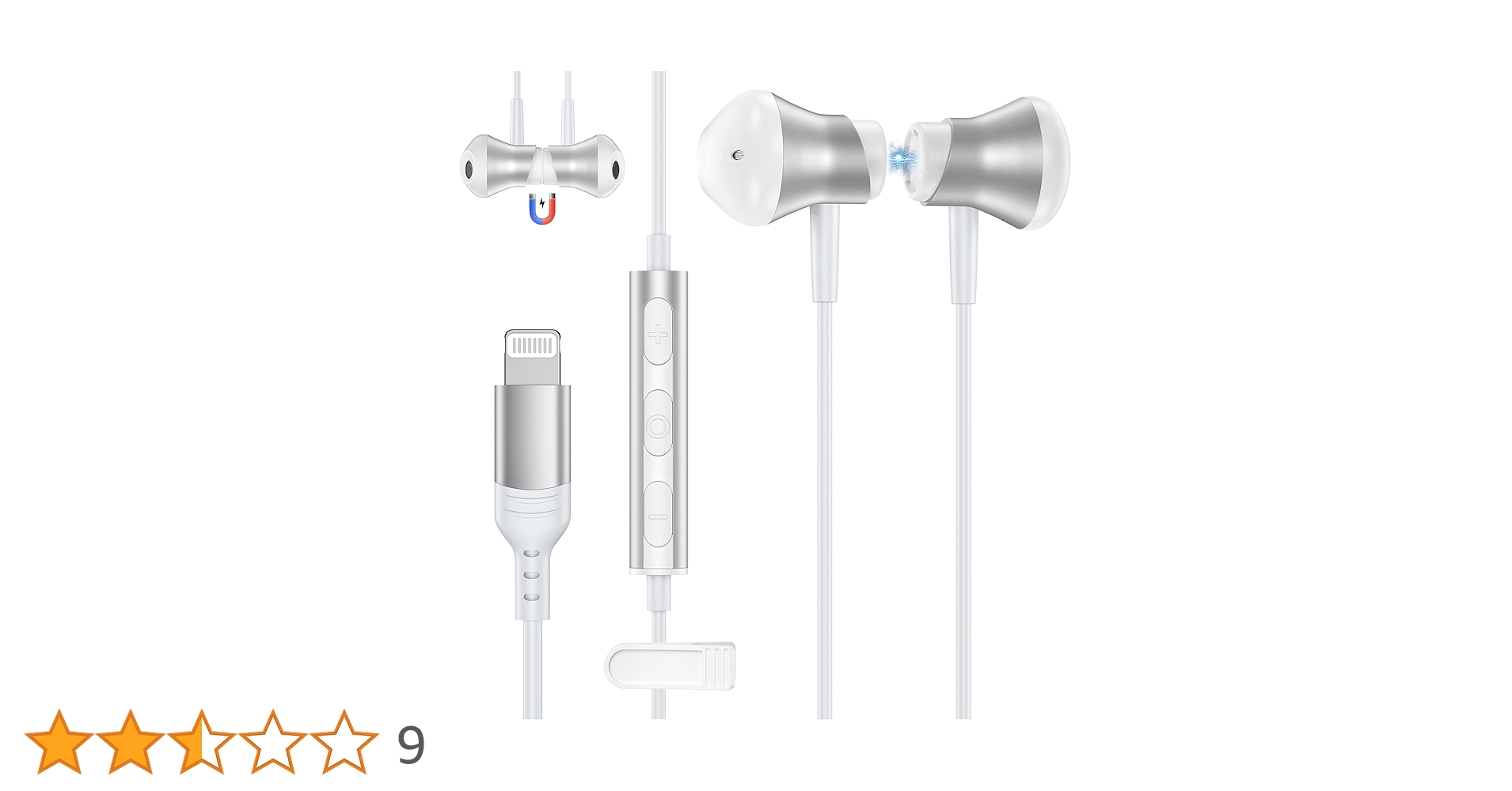 Amazon.co.jp: iPhone イヤホン 有線 ライトニング 「2025改良型