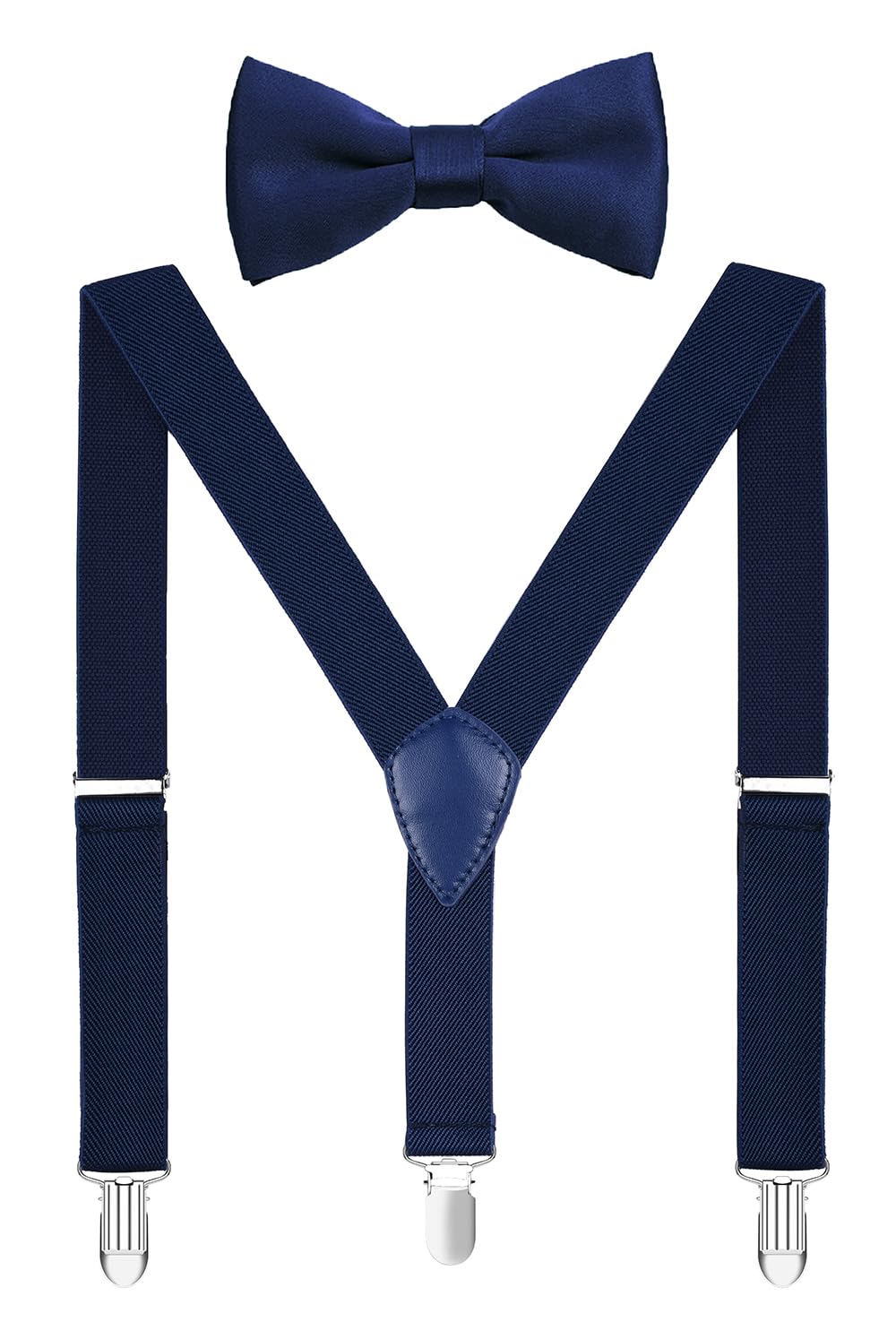 CEAJOOMen's Boys' Suspenders and Bow Tie Set Adjustable Y Back