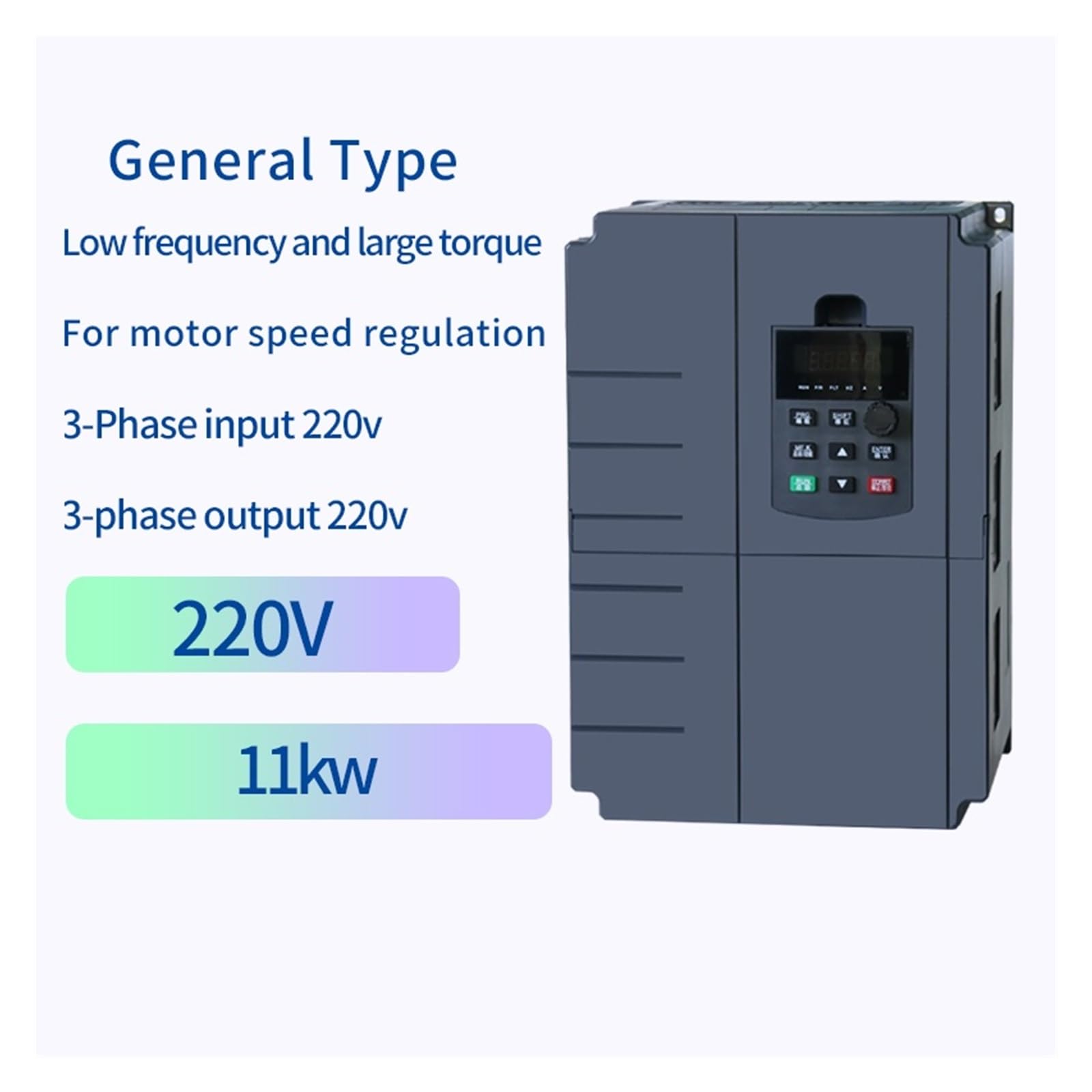 Wariator częstotliwości 11 15 18,5 kW VFD15 20 25 KM Wejście 220 3 fazy Wyjście 220 3 fazy Wysoka wydajność AC do AC Falownik o zmiennej częstotliwości(15kw 20HP)