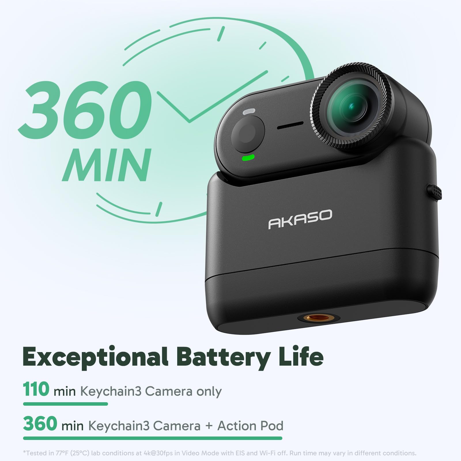 Amazon.com : AKASO Keychain3 4K Thumb Action Camera - Tiny Body