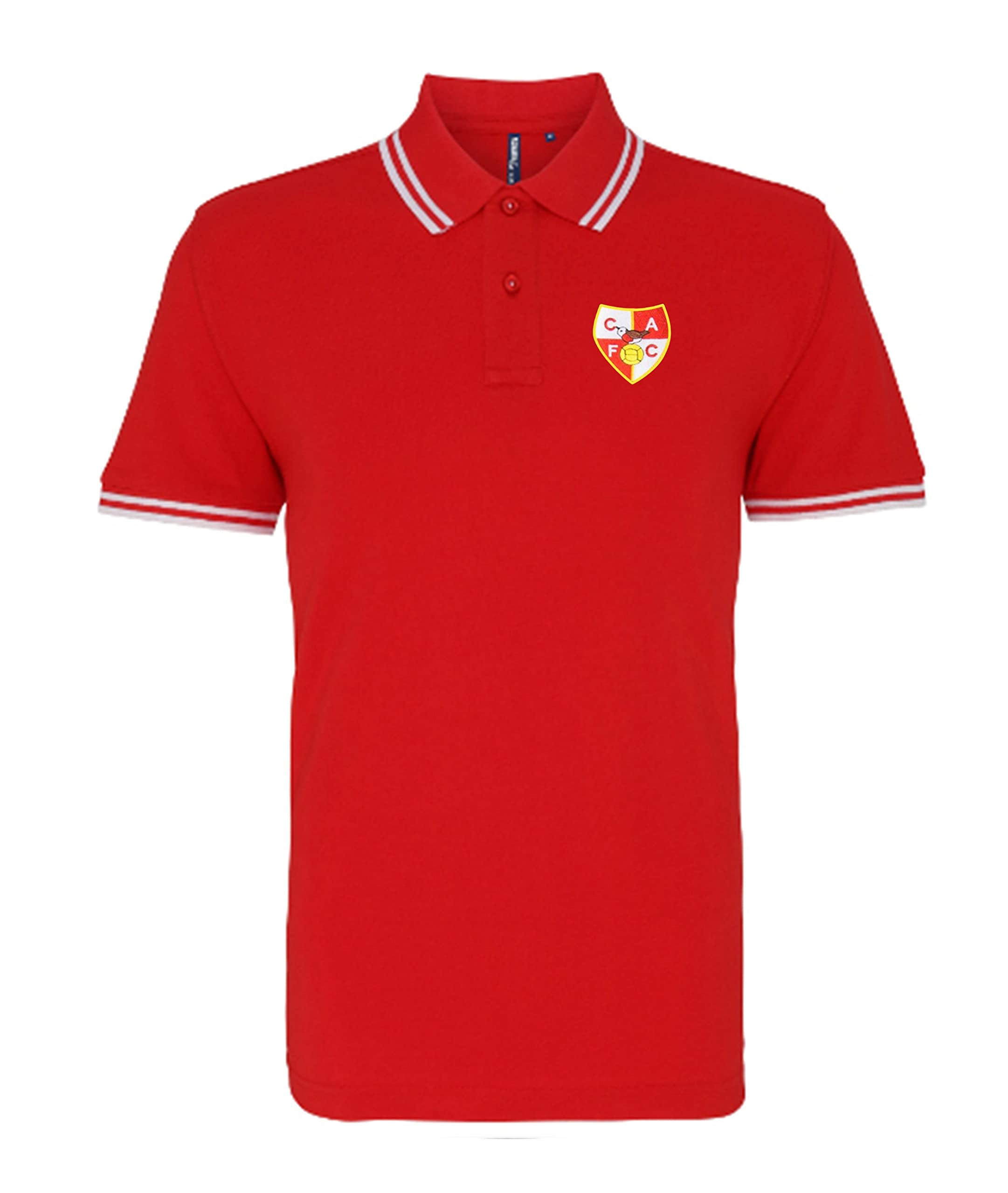 Charlton 1940s Retro Football Iconic Polo Embroidered Logo