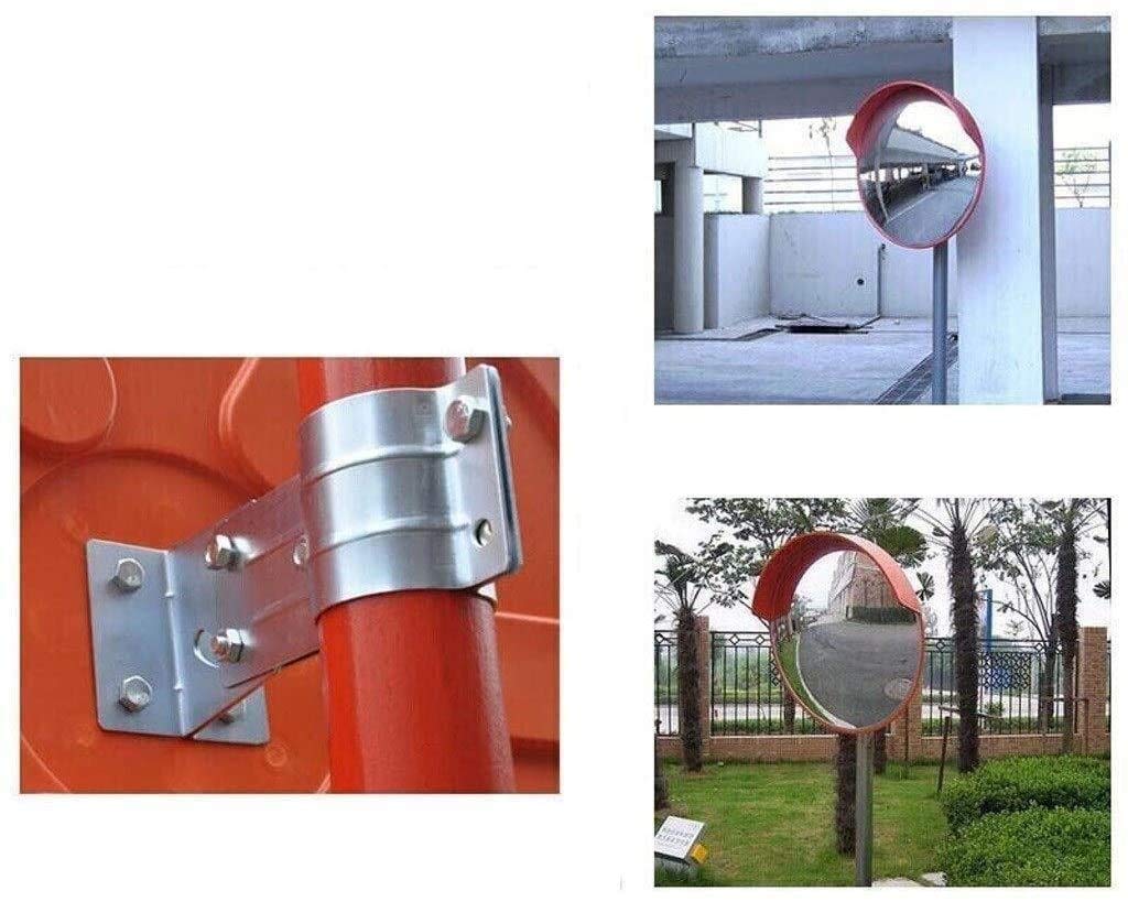 Espejo de Seguridad Convexo, Espejo de tráfico de ángulo Amplio para Carretera, Espejo de Seguridad para Puntos Ciegos con parábola, Adecuado para intersecciones (60Cm)