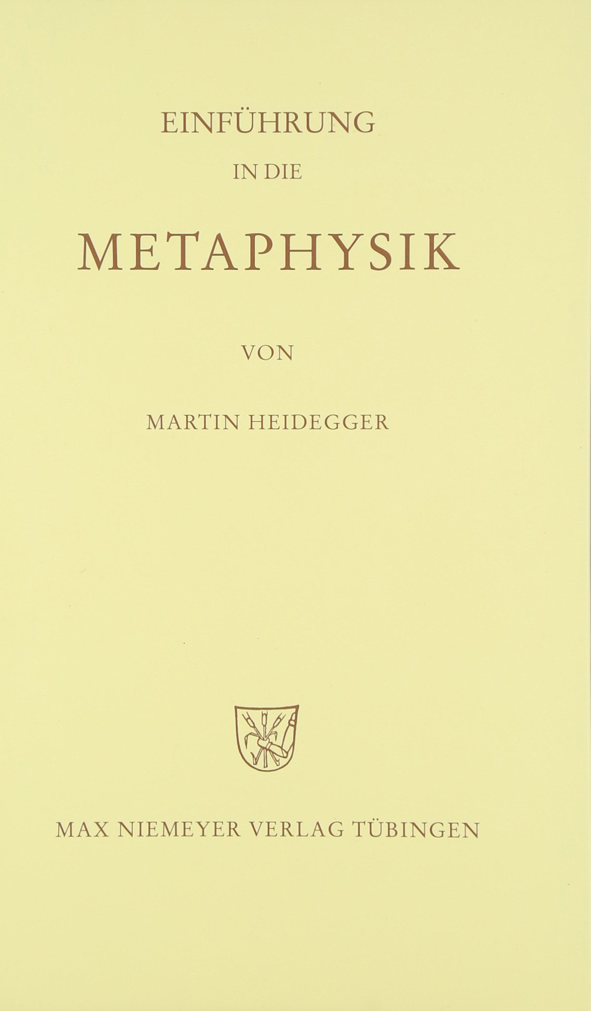 Einführung in die Metaphysik
