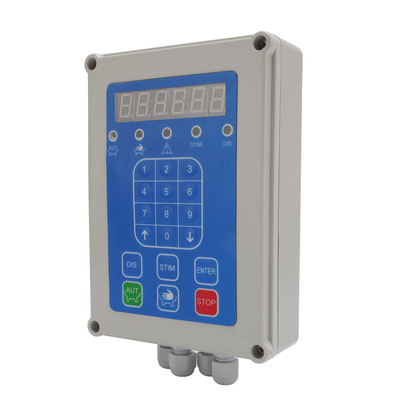Controlador de Máquina de Ordeño, Panel de Control de Máquina de Ordeño ACR de 24 V con Pulsación Ajustable, Cierre Automático de Vacío, Monitoreo de Datos en Tiempo Real para Sistemas de de