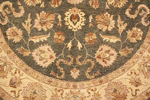 ETFA Runder Orient Teppich Ziegler ca. 214 cm Ø Grün - feine Qualität - moderner Teppich - Oriental Round Carpet Zigler – Bild 3