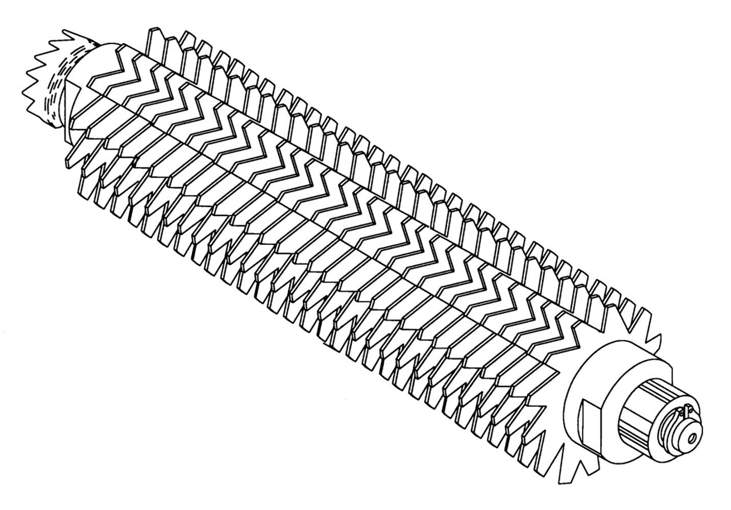 Front Blade & Shaft Assy