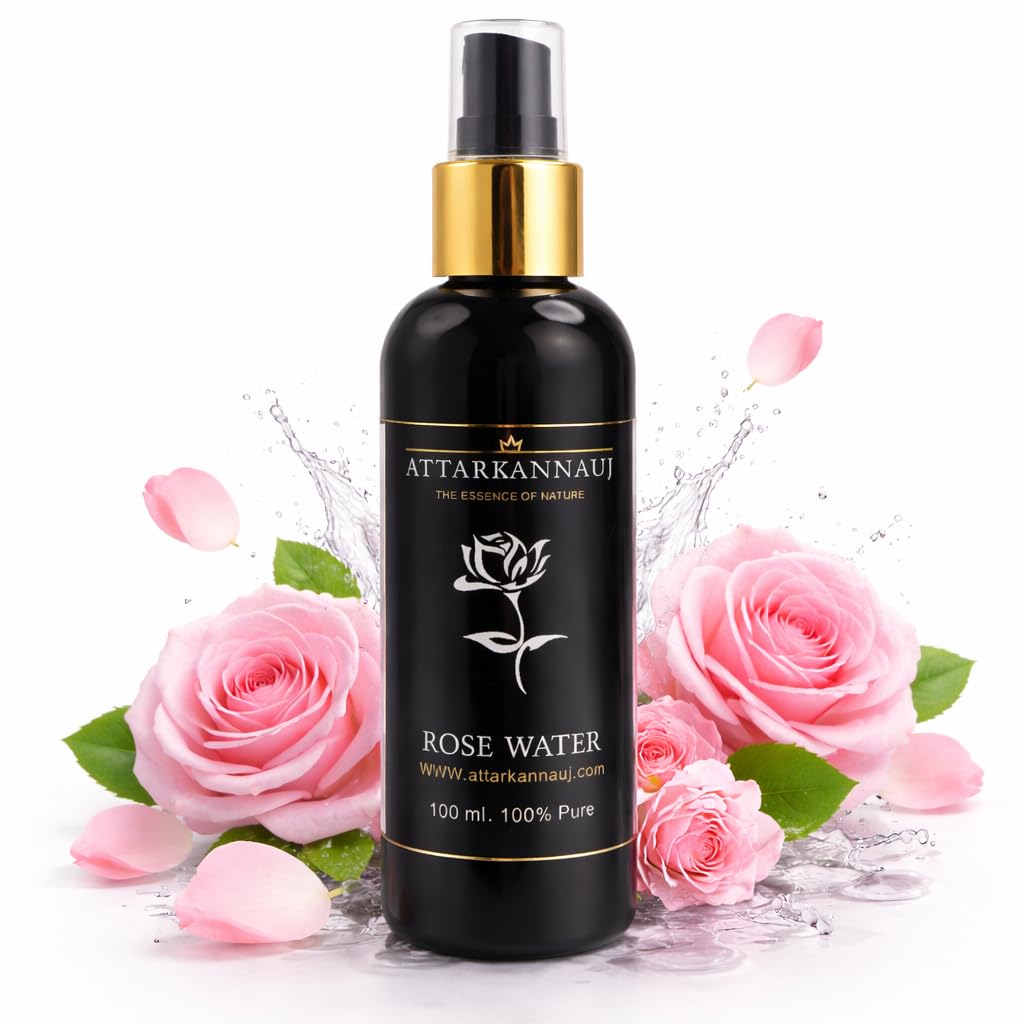 kannauj Rose Water Body and Face Mist for Womens, Mens (110 ML) made using Deg Bhapka Method| Brand AttarKannauj-image-43