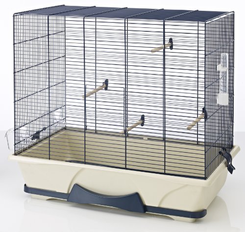 Savic 556600 Vogelheim Primo 50, 65 x 38 x 56 cm, blau/beige
