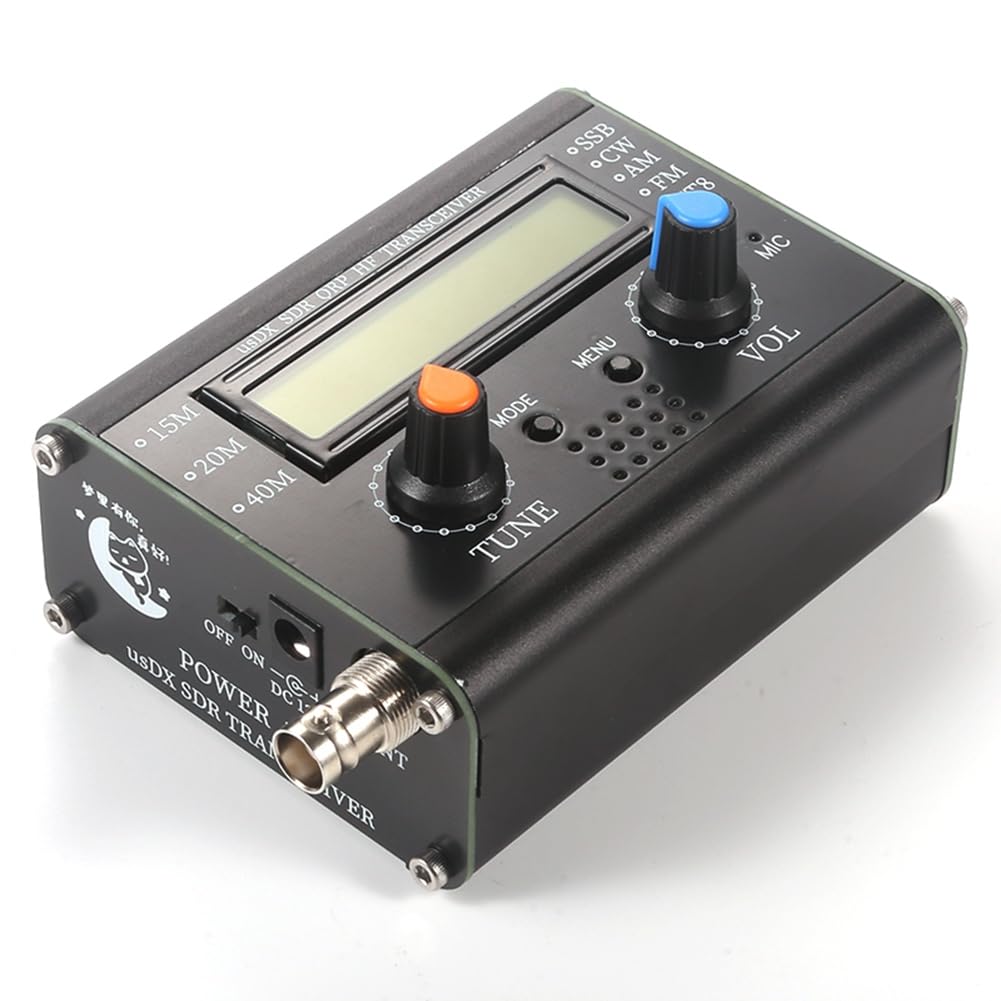 rieder Émetteur-récepteur sans fil portable USDX SDR QRP émetteur-récepteur radio amateur 3 bandes avec microphone à main