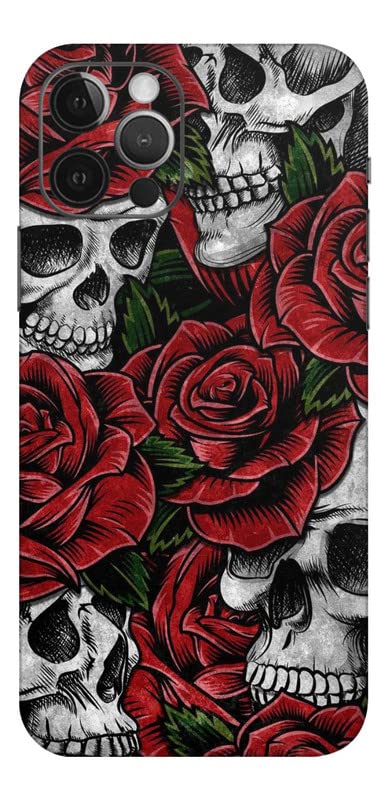 Image of Mobile Skin Sticker Compatible with Apple iPhone 12 Pro Skin Not Back Cover, Camera & Back Protector Mobile Skin Wrap; iPhone 12 PRO-KE-129