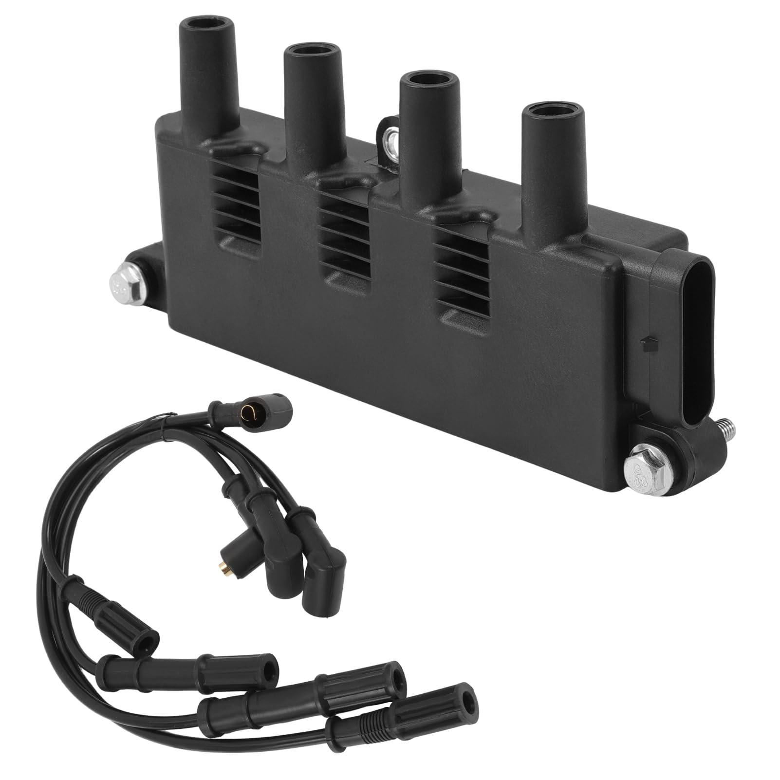 Bobina di accensione Cavo di accensione Modulo di accensione per Mito KA RU8 500 Panda 169 312 Doblo 223 Fiorino Grande Punto Evo 199 Qubo Siena Idea Ypsilon 55200112 9S5112029AB GN1049212B1