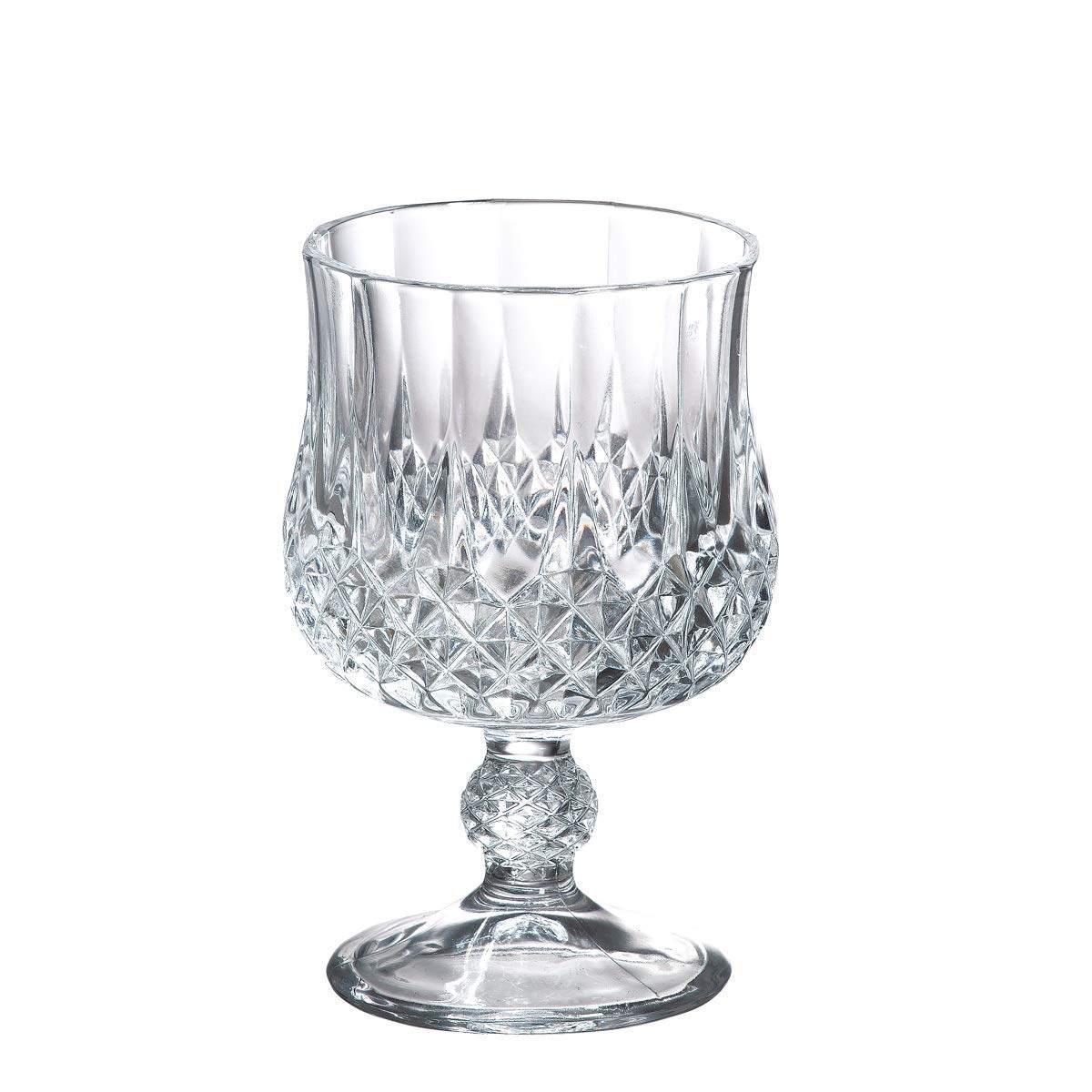 JIYAN FASHIONS | Crystal Brandy Glass Set of 6, 190 ML Sherry Champagne Flute Glass, Snifter Glasses, Whiskey Glass, Stemless Rum Glass for Spirits, Drinks, Bourbon, Elegant Wine Glass 2