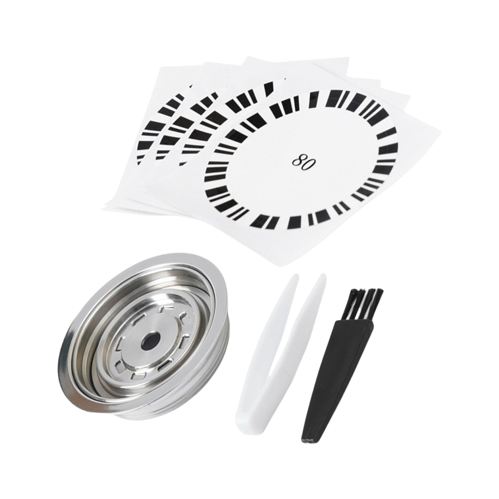Tsophreniq Innovative Coffee Machine Conversion Tray Stainless Steel Coffee Pods Adapter for Next Machine for Espresso Stainless Steel Filter