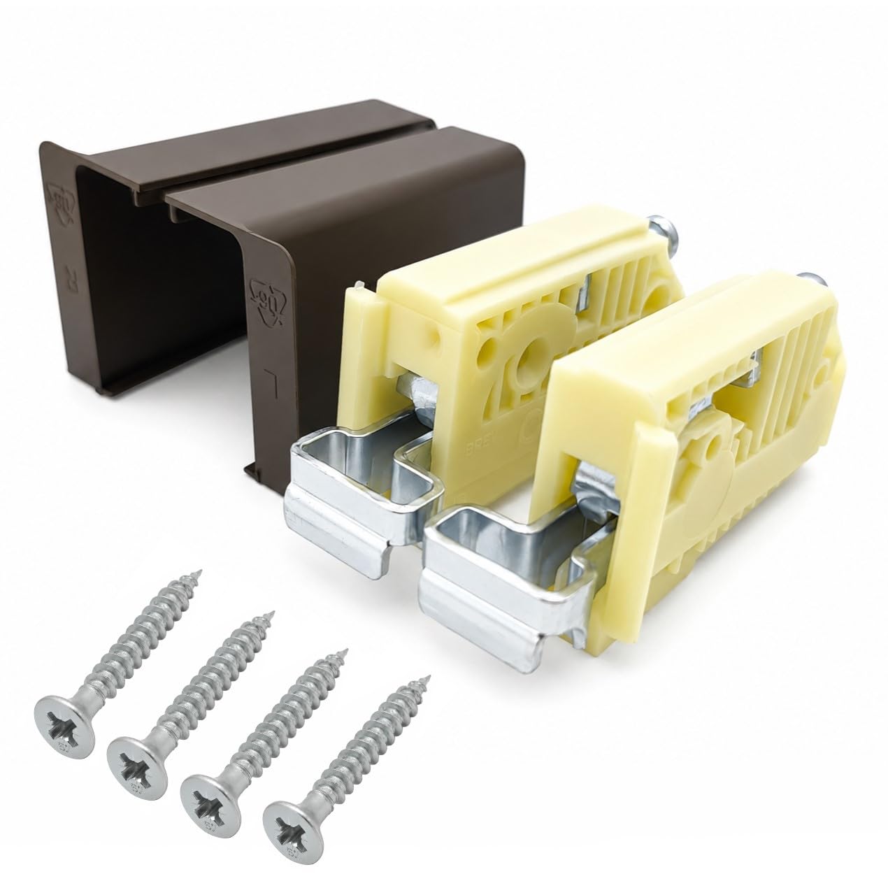 GAMOBIFER. CAMAR Wall Bracket for Kitchen Cabinets. Hanging Furniture Hooks (RH and LH Pair) (Brown, Hook 15) โ image 1