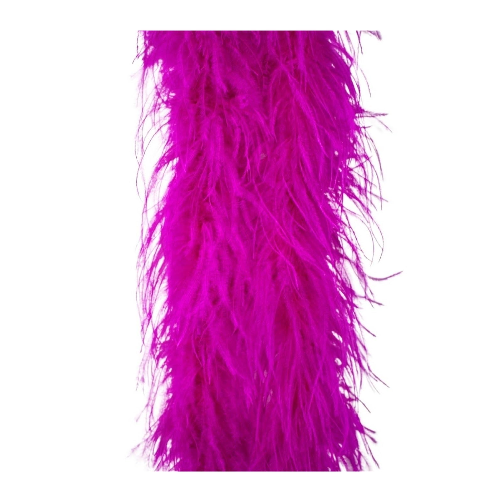Boas à plumes Boa en plumes d'autruche moelleuses, for coiffure de mariage, décoration fête, garniture artisanale couture(Rose,2 Meter)