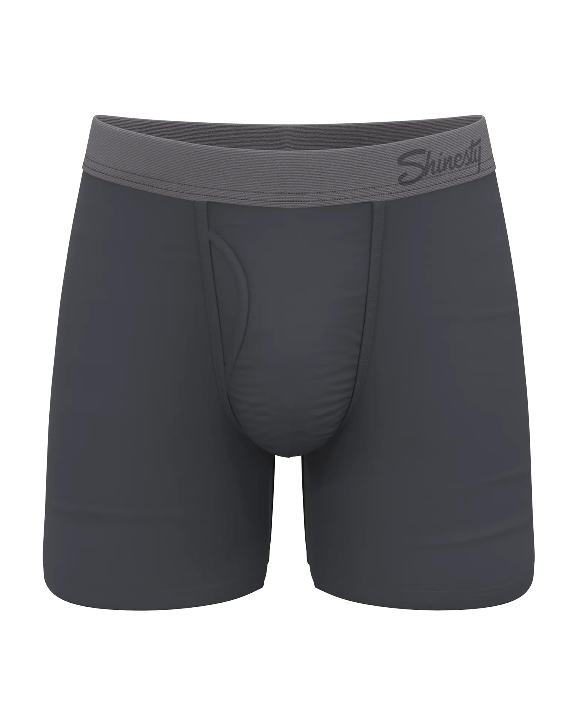 Shinesty Hammock Support Mens Boxer Briefs, Grey Tonal, XXL