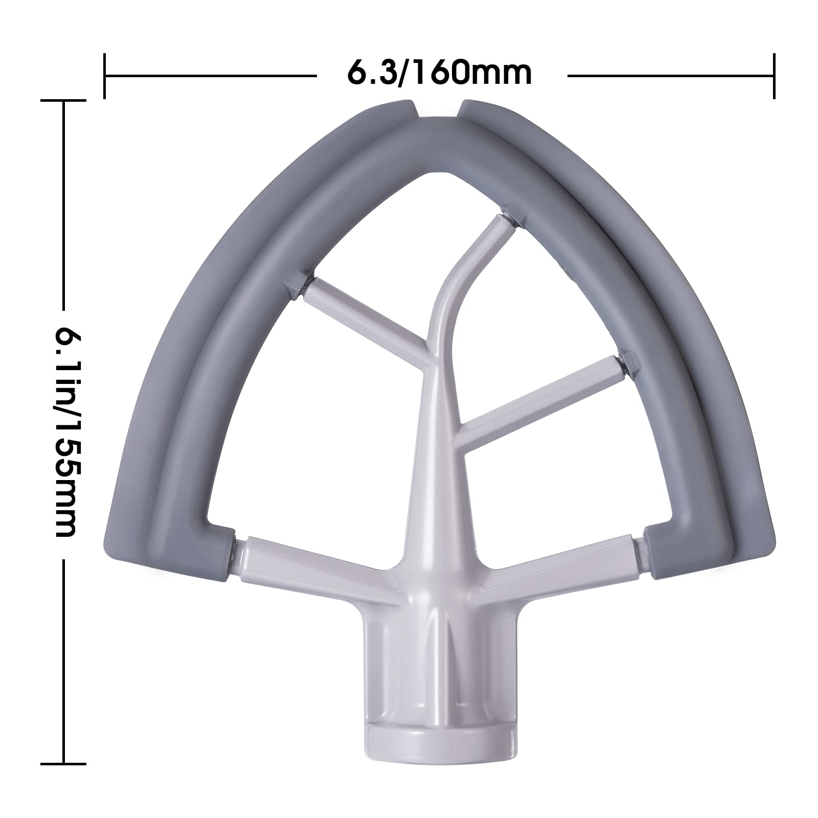 Pyatofy 1 Set Flex Edge Beater Kitchen Aid Accessoire Pour Mixeur Kitchen Aid Accessoires Pour Mixeur, Convient Au Support à Tête Inclinable