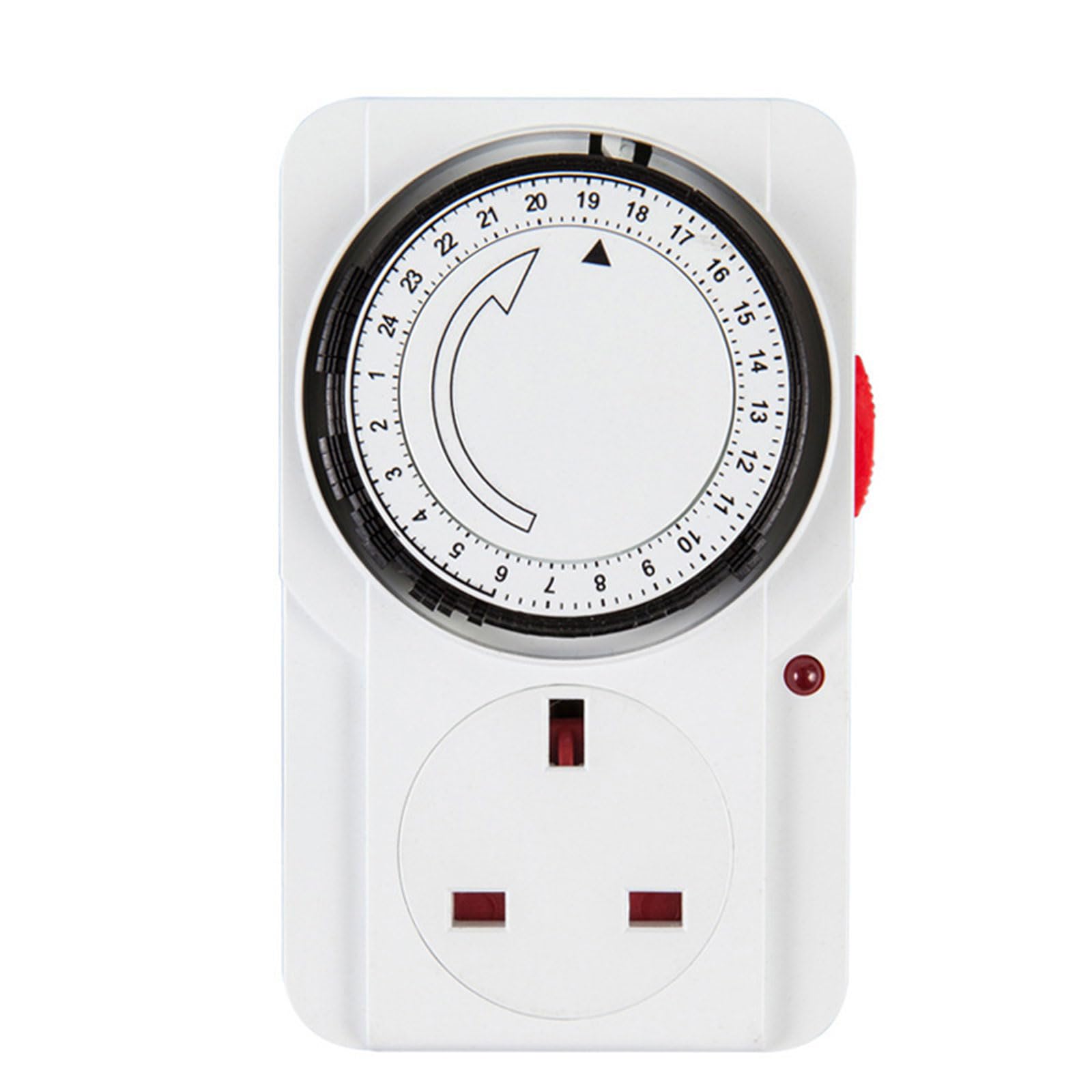 24 Hour Cyclic Timer Switches Programmable Outlet for Home Appliances Easy Setup Cyclic Timer Switches for Aquariums