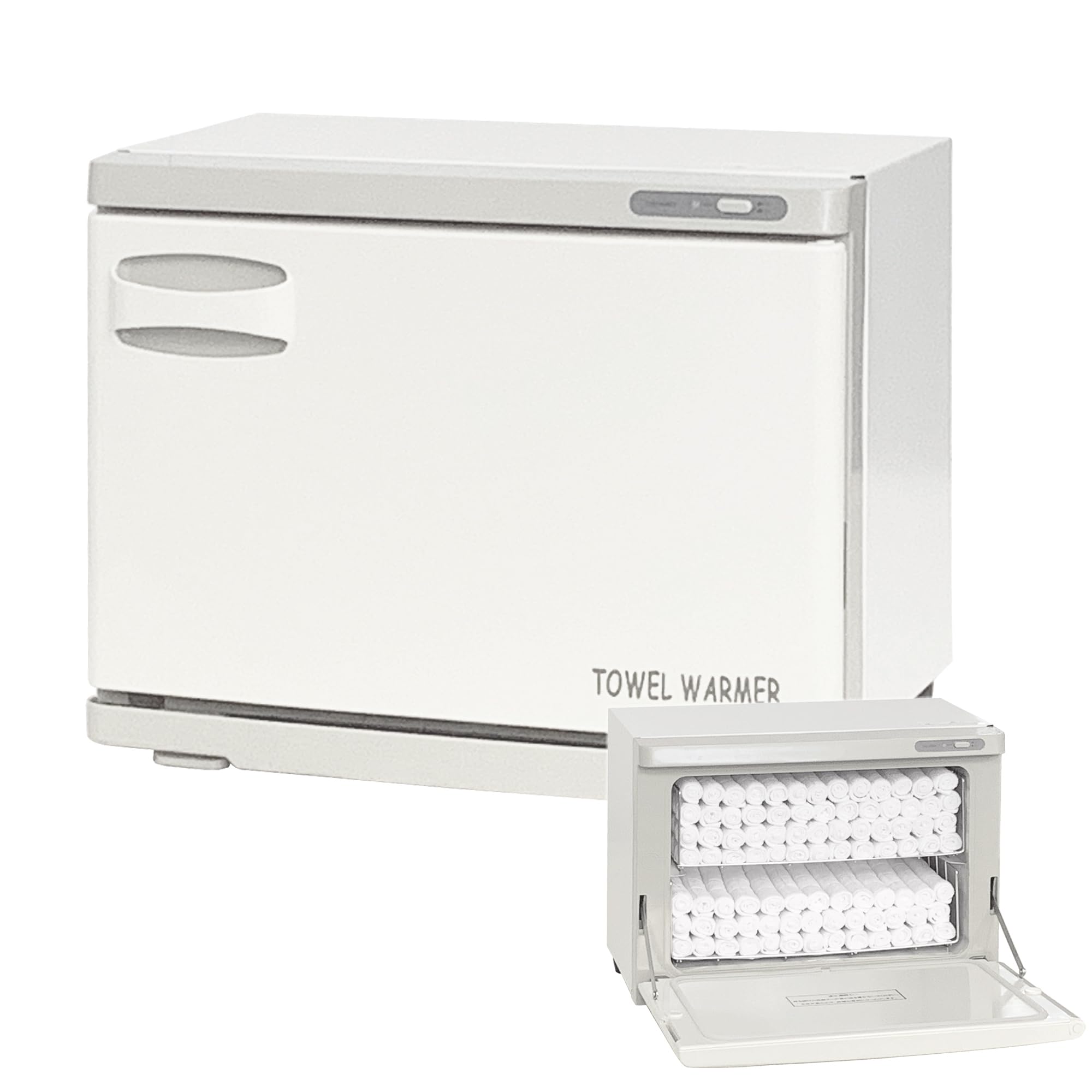 Amazon | タオルウォーマー TW-18F［ホワイト前開き］おしぼり蒸し器 