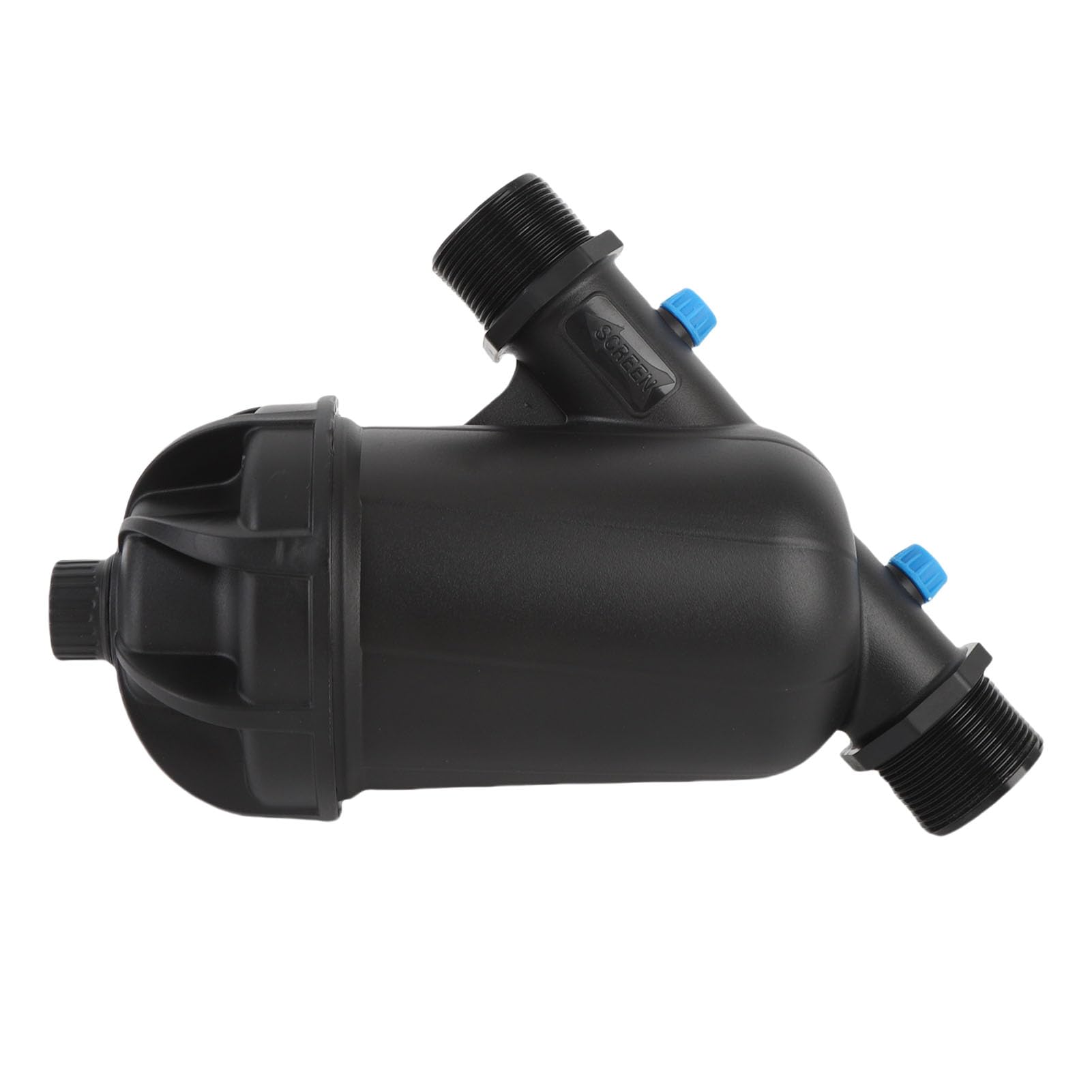 Karlak 5,1 cm Bewässerungsfilter mit 120 Mesh-Sieb, Y-förmiger Pipeline-Filter für Hinterhof, Garten, Bauernhof, Gewächshaus, industrielle Verwendung, entfernt effizient Verunreinigungen, verbessert