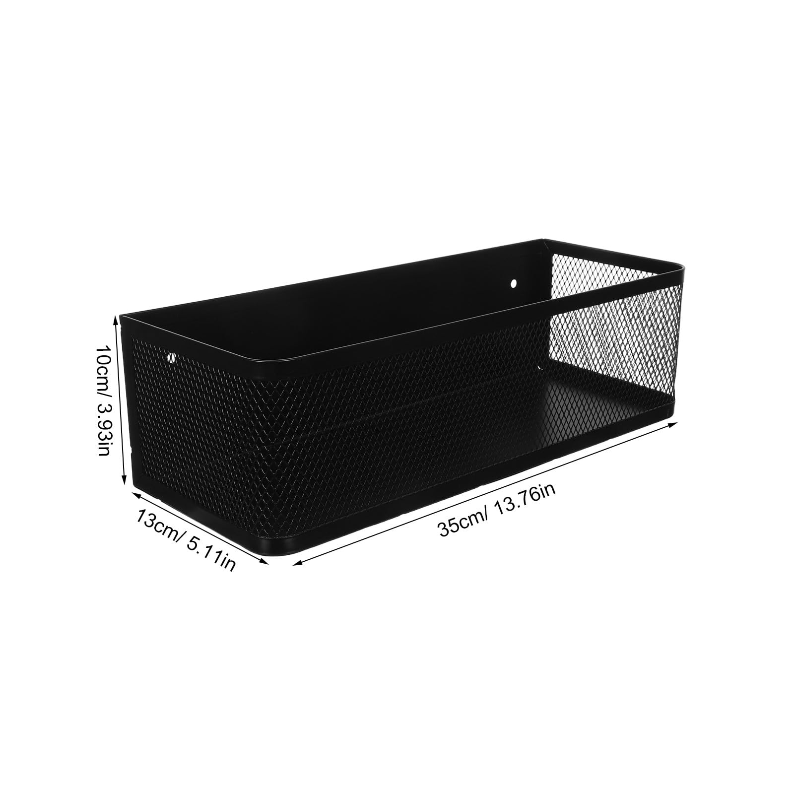 Artibetter Wandmontierter Gewürzbehälter aus Kohlenstoffstahl mit Punch Free Installation und Offener Gitterstruktur Moderner Küchengewürz Organizer für Knoblauch und Gewürze