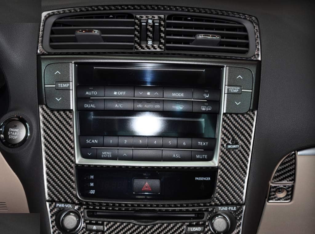 New Carbon Fiber Navigator Cover Compatible with Lexus is 2006-2012 IS220 IS250 IS350 (A-Style)