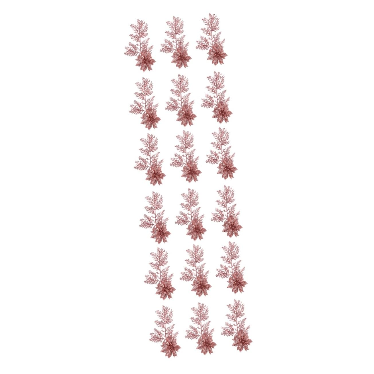 Zerodeko 3 Set Di Fiori Di Simulazione Di Natale Rami Di Pino Artificiali Fiori Finti Decorativi Forniture Per Alberi Festivi Per Decorazioni 6 Pezzi * 3
